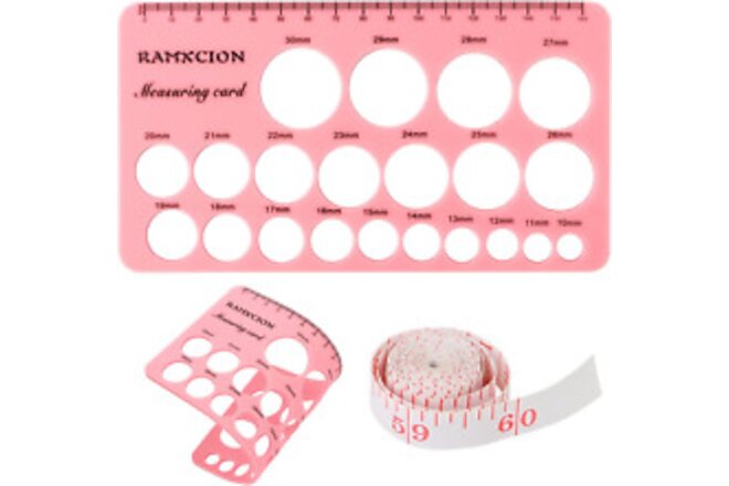 Silicone Nipple Ruler for Breast Pump Flange Sizing - Soft Measurement Tool for