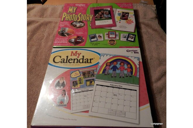 My Calendar Creations by You My PhotoStory My photo Story Sealed 2 Kit Lot