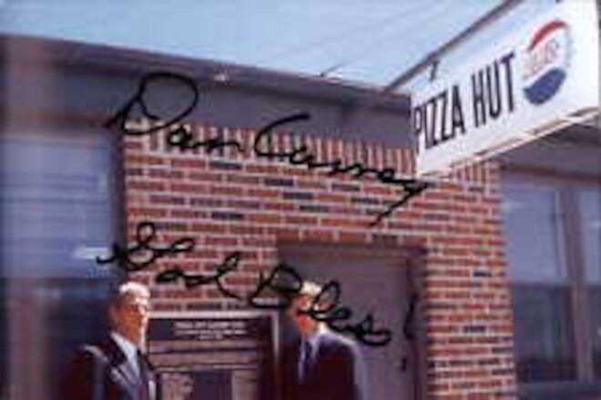 Dan Carney Signed 4x6 Photo Founder of Pizza Hut Autograph Auto