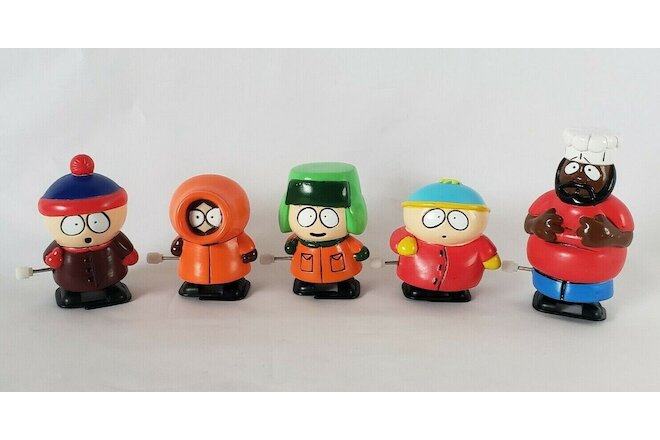 South Park Wind Up Toys Figures Collector's Pack Cartman Kenny Stan Kyle Chef 97