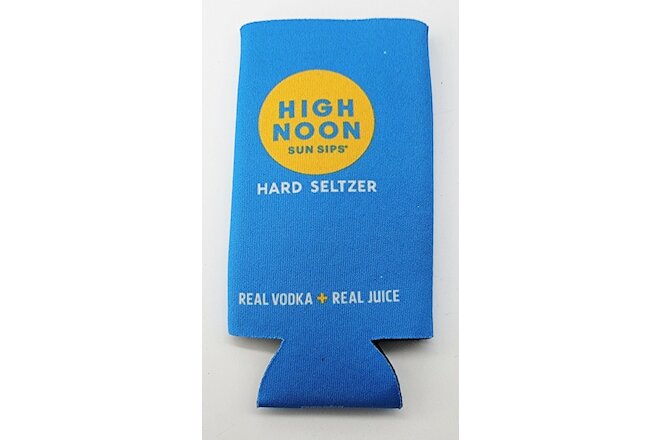 4 x High Noon Sun Sips Vodka Seltzer Soda Light Blue Koozies Licensed Lot Set