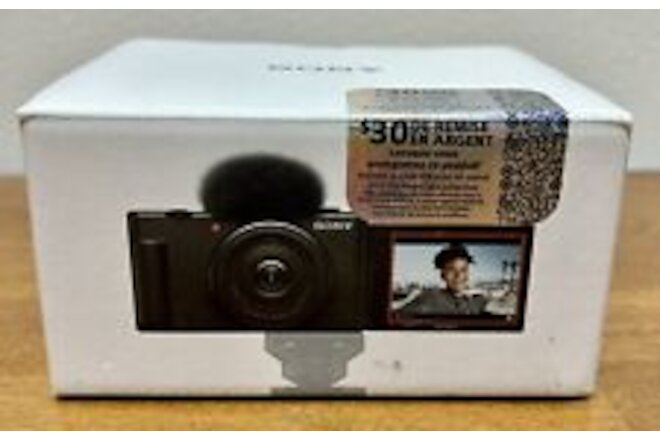 Sony ZV-1F 20.1MP Vlogging Camera Digital Black WW145753 New In Box