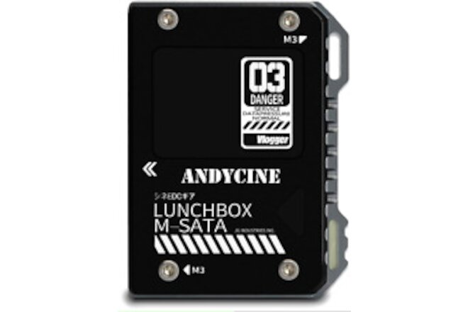 ANDYCINE LunchBox Case BLACK for Atomos Ninja V Compatible w/ mSATA SSD - NEW