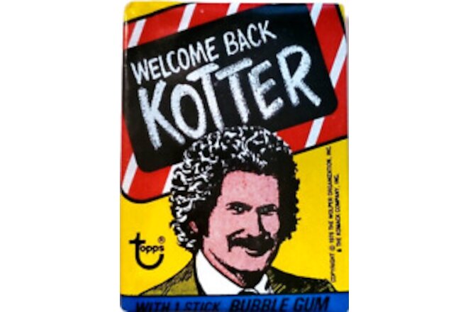 Vintage 1976 Topps WELCOME BACK KOTTER Trading Cards SEALED Wax Chewing Gum Pack