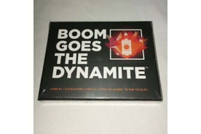 Boom Goes the Dynamite Card Game Family Party Style OK 2 Win Games 2-6 Players