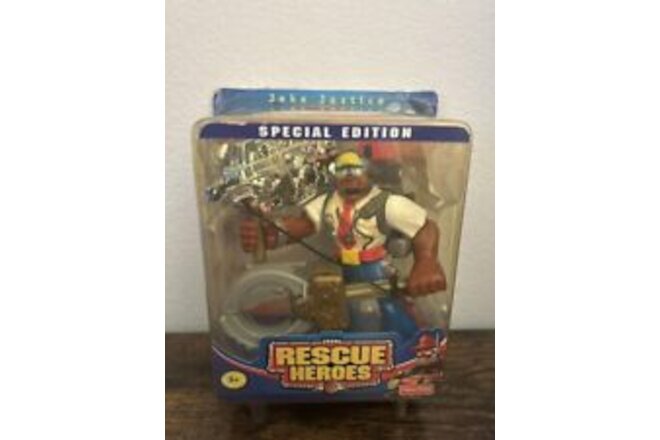 BRAND NEW RESCUE HEROES JAKE JUSTICE SPECIAL EDITION SHELF WEAR 3+FISHER PRICE