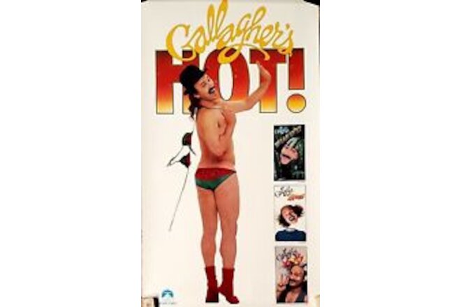 1985 GALLAGHER Paramount Home Video Poster WATERMELON BIKINI Classic 1980s
