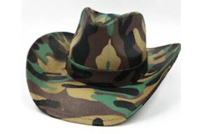 Unisex Camouflage Cowboy/Cowgirl Hat