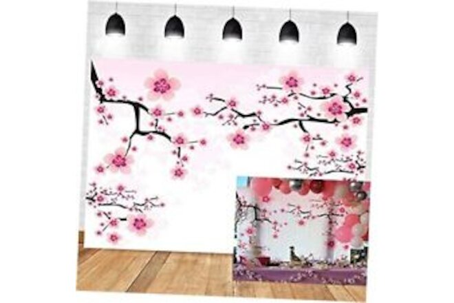 Leyiyi Romantic Cherry Blossoms Backdrop Photography Background 5x4ft