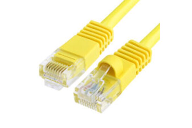 10FT Cat5e Ethernet Cable UTP LAN Network Patch Cord RJ45 Cat 5e Cable - Yellow