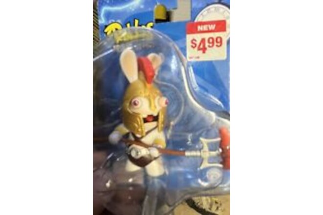 Raving Rabbids Travel in Time Collectible Figurine Gladiator New Ubisoft