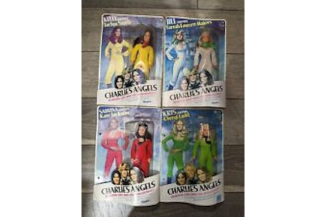 Vintage Hasbro Charlie's Angels Dolls Lot of 4 MOC Set