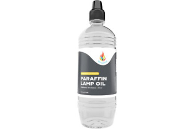 Liquid Paraffin Lamp Oil - Half-Liter (500Ml) Smokeless, Odorles Ultra Clean Bur
