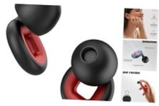 Ear Plugs for Sleeping Noise Cancelling, Super Soft Reusable Earplugs for