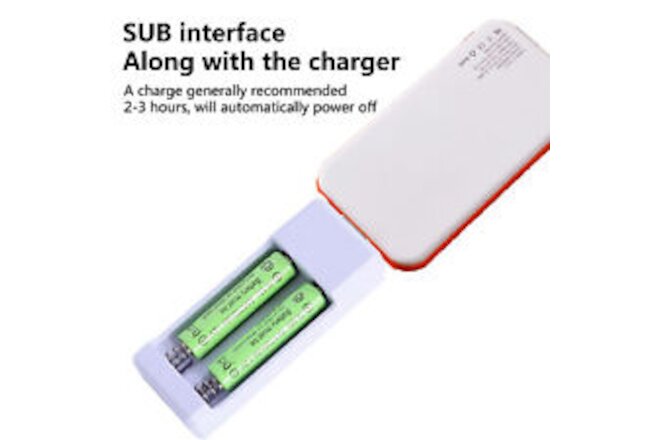 Battery Adapter Usb Port Charging Stable Current Battery Charger Forfor Aa/aaa