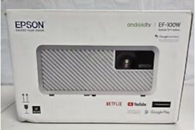 Epson EF-100W Home Theater Laser Projector Android TV Edition - FAST SHIPPING