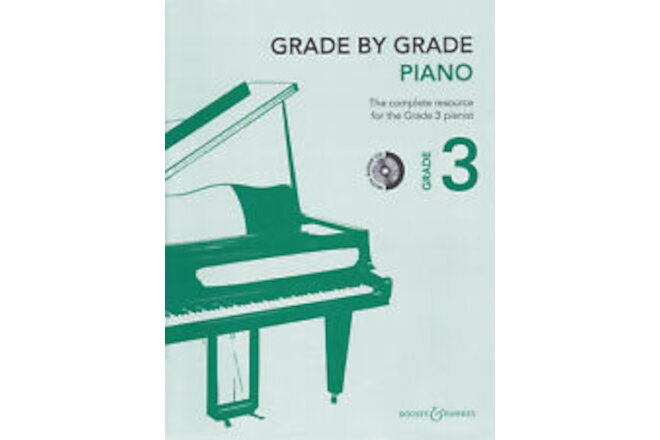 Grade by Grade Piano Grade 3 Learn to Play Classical Music Lessons Book CD