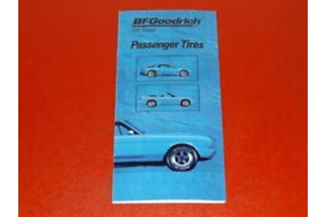 NOS 1994 BF Goodrich Tires Brochure New Car Delivery Mustang Saleen Shelby NICE!