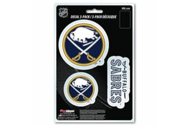 Buffalo Sabres Decals Die-Cut Auto Multi-use Stickers 3-Pack