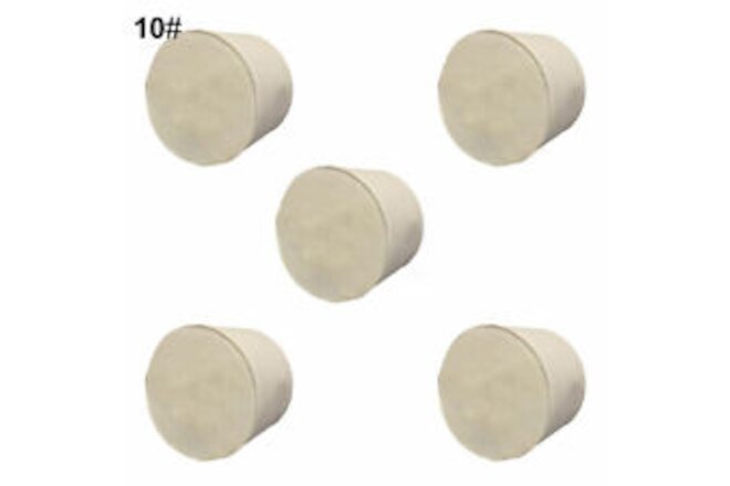 5Pcs Solid Rubber Stoppers Plug Bungs Laboratory Bottle Tube Sealed Lid Corks 92