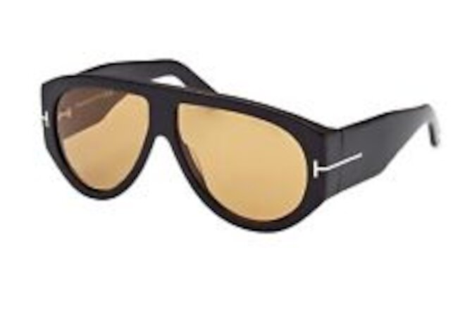 Tom Ford FT1044 01E Men's Aviator Sunglasses - Brown
