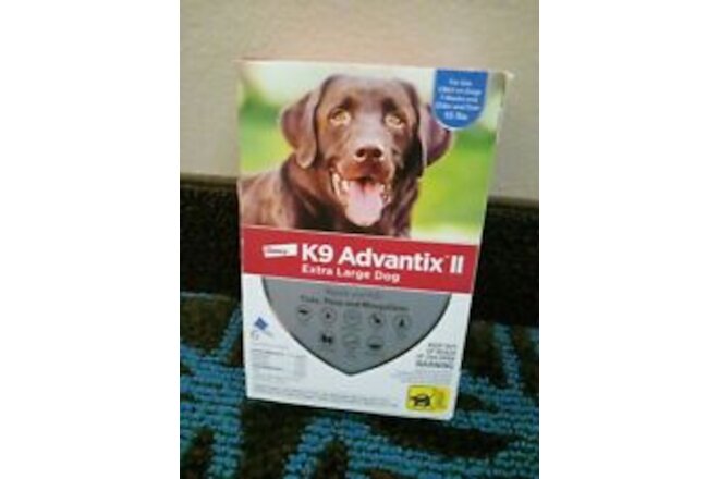 Bayer K9 Advantix II Flea and Tick Control Treatment for Extra Large Dogs