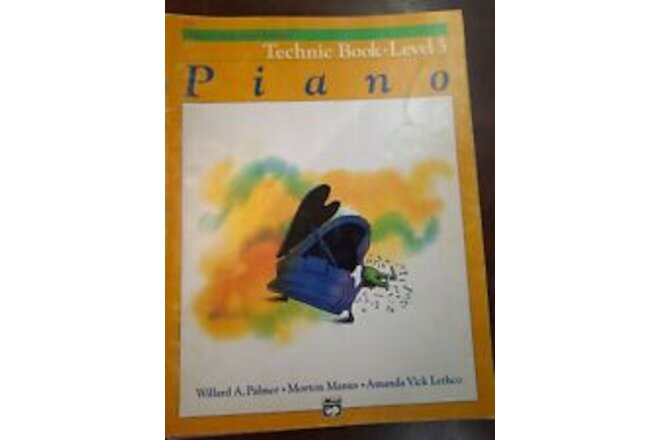 Alfred's Basic Piano Library: Technic Book Level 3, 1985 vintage