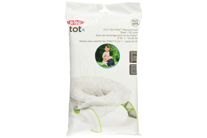 30 OXO Tot® 2-in-1 Go Potty™ Replacement Bags, NEW Sealed 30 Pack