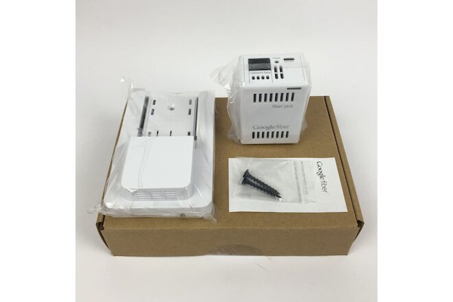 2 Google Fiber Jacks & Base GFLT110 NEW IN BOX SEALED From Manufacturer