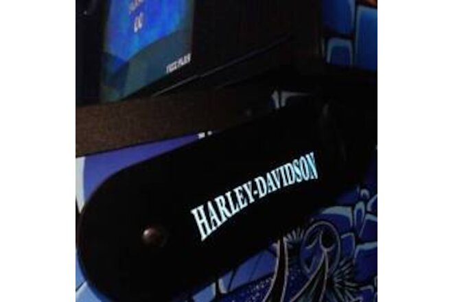 Harley Davidson Pinball Lighted Magnetic Hinge Cover-Light Blue(off-white)-12V