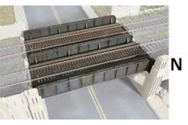 N Scale - Through Plate Girder Bridge "Building Kit"  933-3820