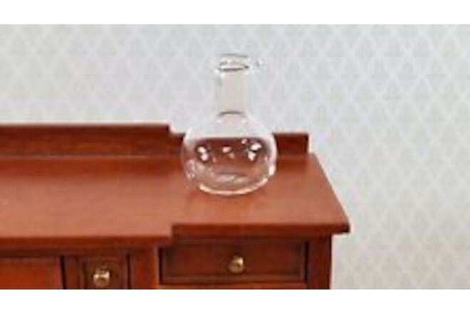 Dollhouse Flask Jar Vase Decanter Real Glass Mad Scientist 1:12 Scale Miniature