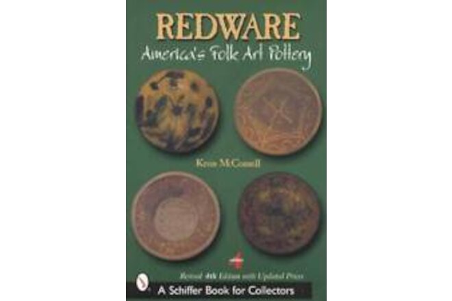 c1800 Antique Redware Pottery Collector Guide Guide - Primitive Stoneware Crocks