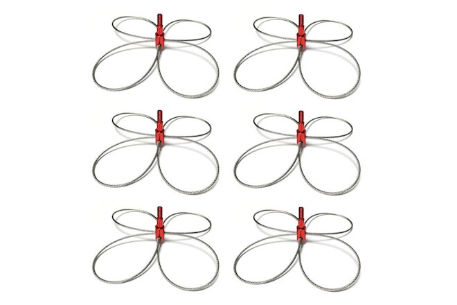 6PCs 4-circle Outdoor Archery Broadhead Bird Buster Wire Blunts Wire Loops Arrow