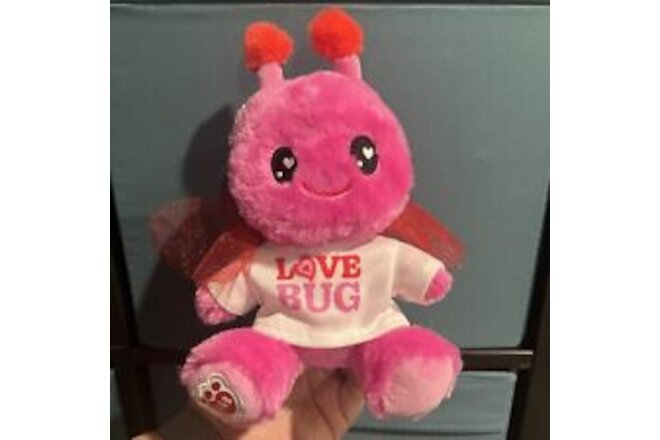 Build A Bear Love Bug 2024 Mini Pink Plush NWT