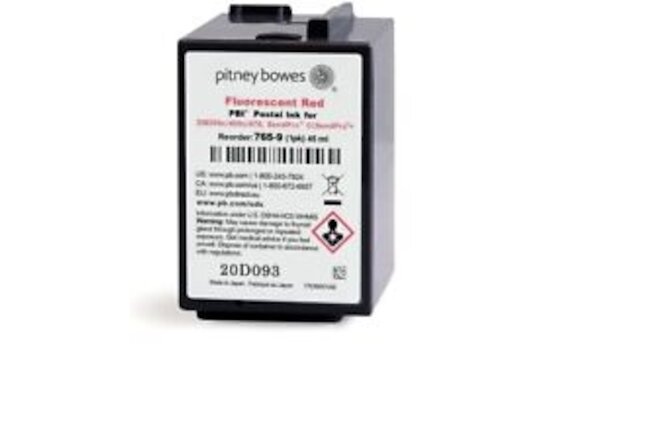 765-9 Red Ink Pitney Bowes New Sealed  for For: SendPro® C Auto, DM300c, DM400c,