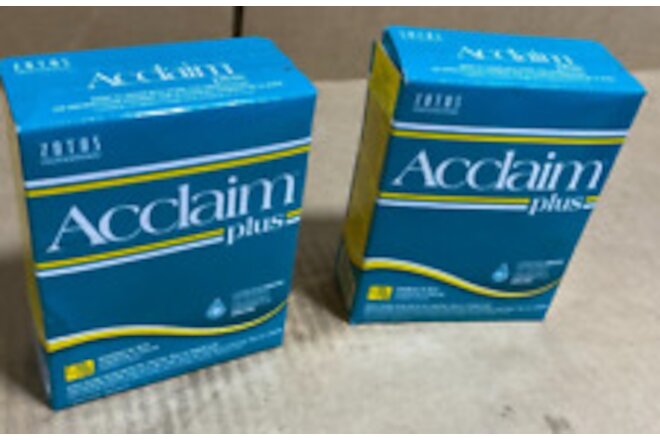 ACCLAIM PLUS PERM EXTRA BODY MED TO FIRM NORMAL, TINTED, FINE, LOT OF 2