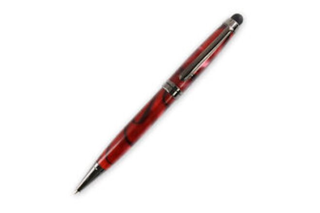 European Touch Stylus Pen Kit, Gun Metal Finish, Single Kit, Legacy Woodturning