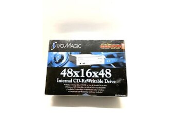 I/O MAGIC 48X16X48 Internal CD-Rewritable Drive. DR-CDRW4848 * *NEW SEALED PKG**