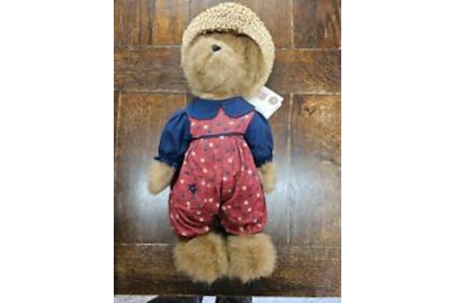 NOS Boyds Bears Tessa Beth Spangler 96307HR Plus Bear Head Bean Collection B31 F