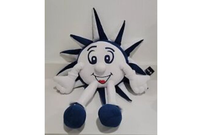 Rare New Tag MSC Cruises 20”Plush Stuffed Blue White Compass Mascot Doremi Promo