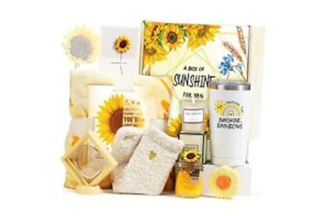 Sending Sunshine Gift, 9 Pcs Sunflower Gifts for Women, Get Well Soon sunshine2