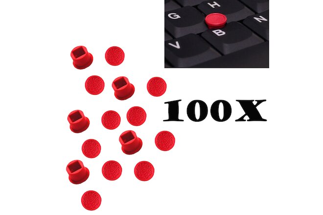 New 100x Trackpoint Cap Soft Rim Mouse Pointer for Lenovo T410 T510 R400