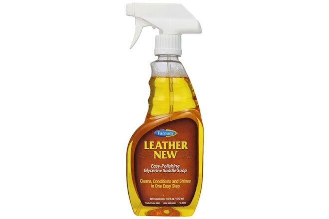 12 Pack Farnam Leather New 16 Oz Liquid Glycerine Saddle Soap Cleaner 32601