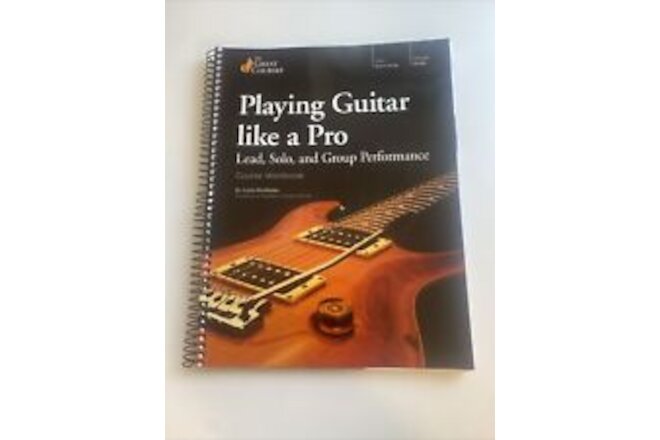 Great Courses PLAYING GUITAR LIKE A PRO Sheet Music Songbook PLUS 1 abk
