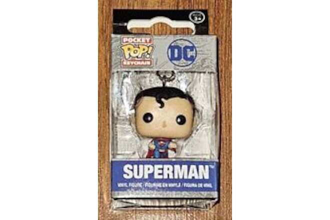 Funko Pocket Pop Keychain DC Superman Flying League Of Collectors Exclusive