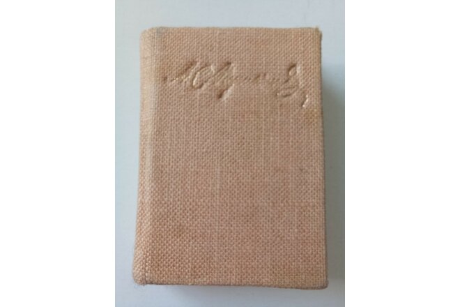 Rare Vintage Pocket Mini Book Pushkin 1969 Poems USSR Russian Soviet