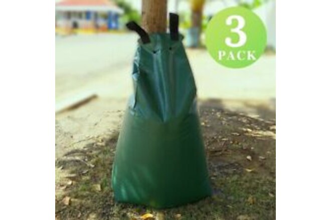 3 Pack Slow Water Release, Tree Watering Bag 20 gal, Irrigation System Pee