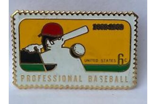 Professional Baseball 1969 6c #1381 STAMP pin pinback NEW