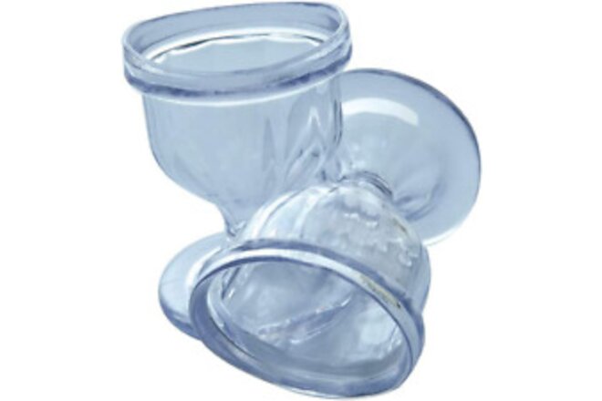 Chilleyes Transparent Eye Wash Cups for Safe, No-Pressure Eye Cleansing - with S